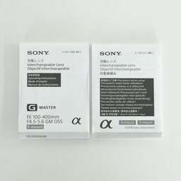 SONY FE 100-400mm F4.5-5.6 GM OSS SEL100400GM SONY FE 100-400mm F4.5-5.6 GM OSS SEL100400GM