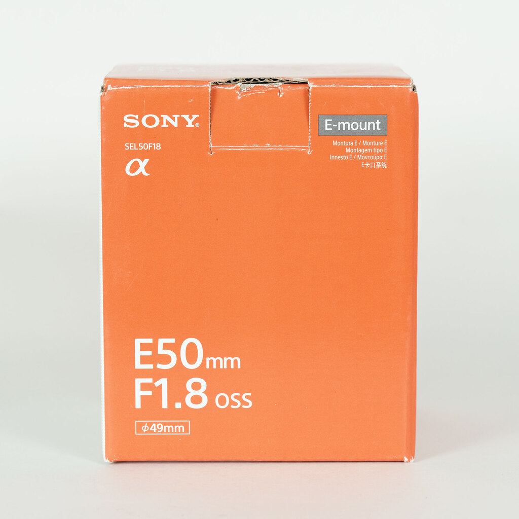 SONY E 50mm F1.8 OSS SEL50F18