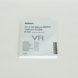 Nikon AF-S VR Micro-Nikkor 105mm f/2.8G IF-ED Nikon AF-S VR Micro-Nikkor 105mm f/2.8G IF-ED