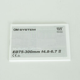 OM SYSTEM M.ZUIKO DIGITAL ED 75-300mm F4.8-6.7 II ※OM SYSTEMロゴモデル OM SYSTEM M.ZUIKO DIGITAL ED 75-300mm F4.8-6.7 II ※OM SYSTEMロゴモデル