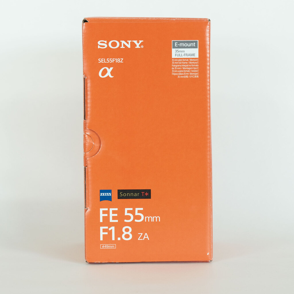 SONY Sonnar T* FE 55mm F1.8 ZA SEL55F18Z SONY Sonnar T* FE 55mm F1.8 ZA SEL55F18Z