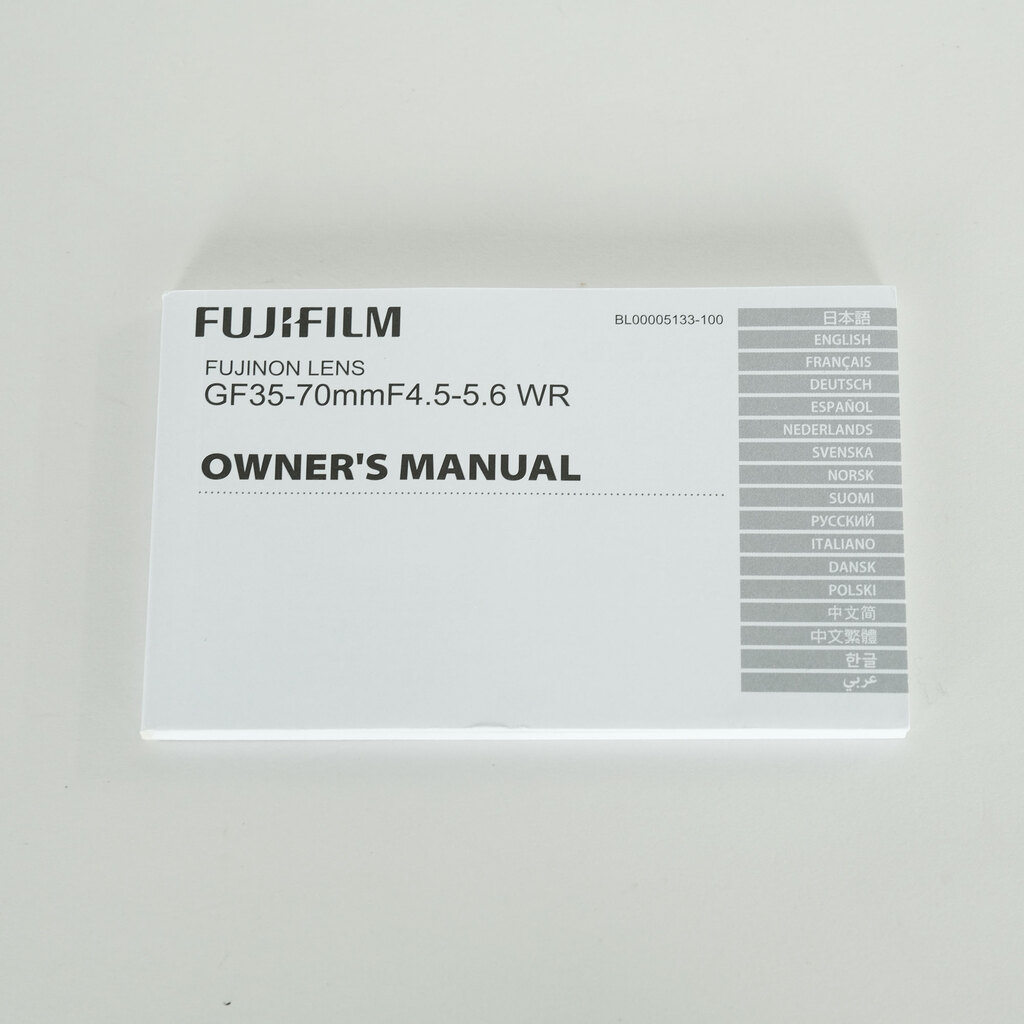 FUJIFILM GF35-70mmF4.5-5.6 WR FUJIFILM GF35-70mmF4.5-5.6 WR