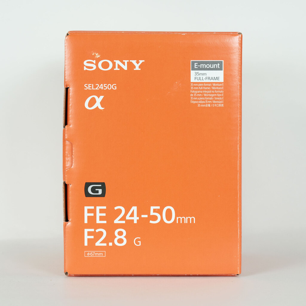 SONY FE 24-50mm F2.8 G SEL2450G SONY FE 24-50mm F2.8 G SEL2450G