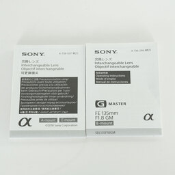 SONY FE 135mm F1.8 GM SEL135F18GM