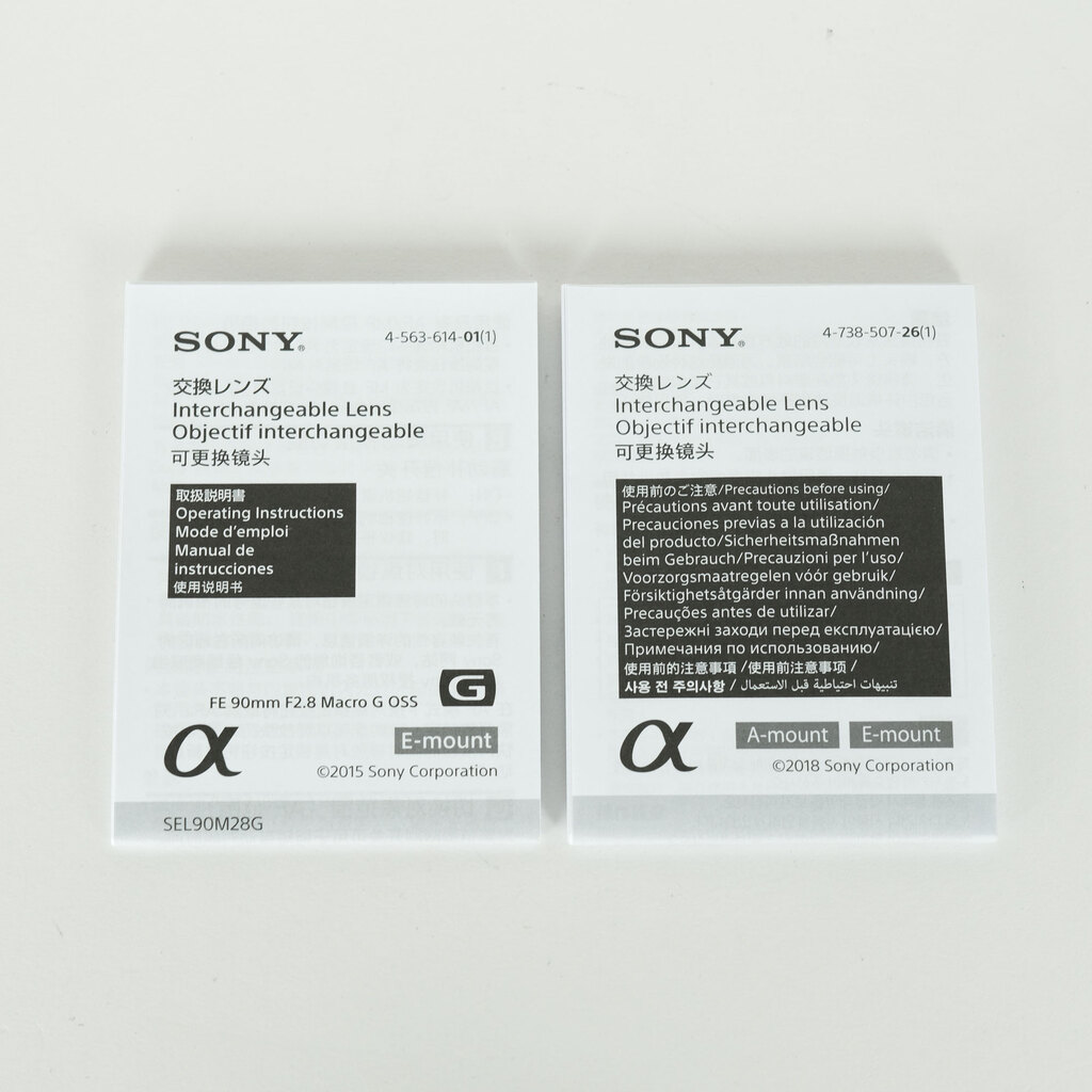 SONY FE 90mm F2.8 Macro G OSS SEL90M28G SONY FE 90mm F2.8 Macro G OSS SEL90M28G