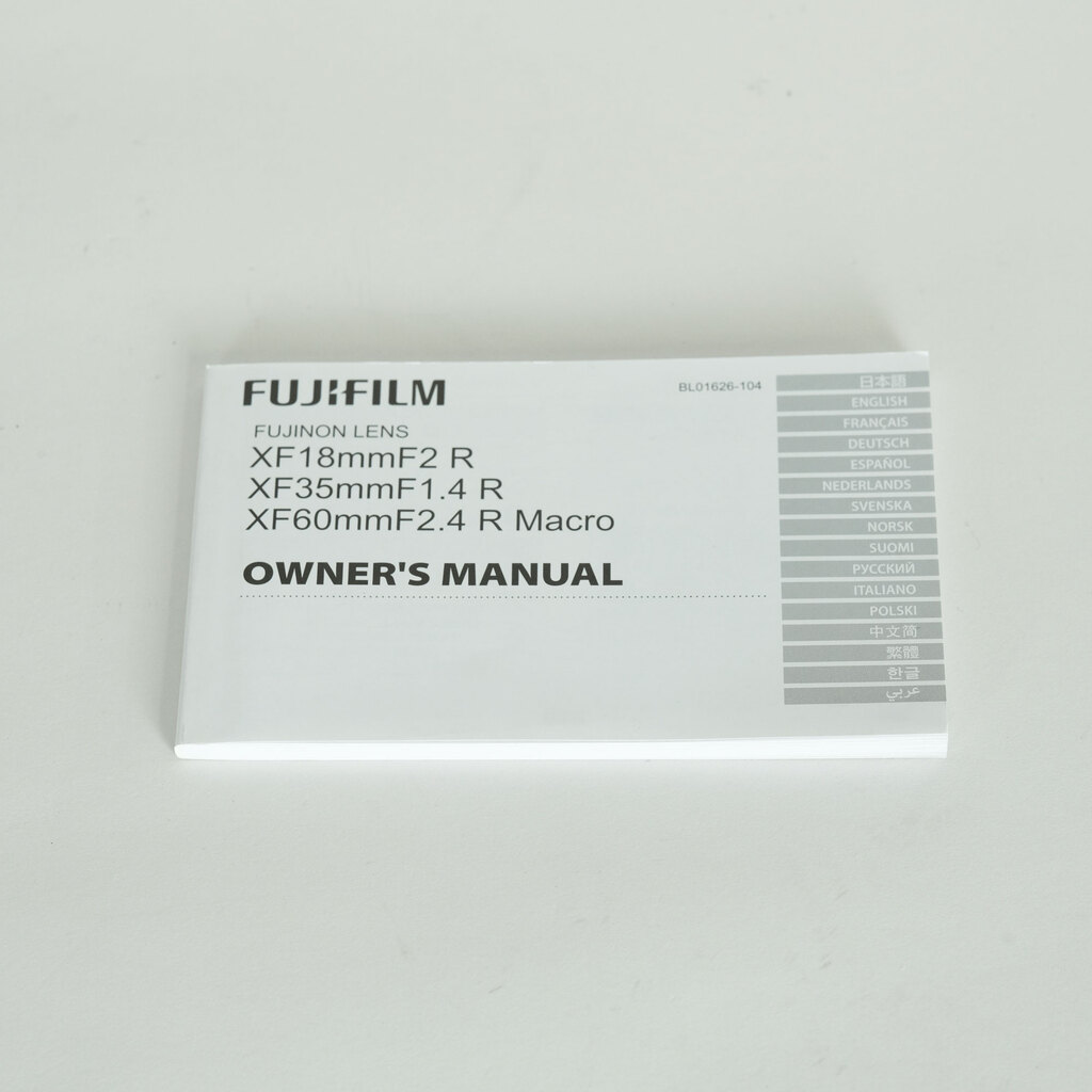 FUJIFILM XF18mmF2 R FUJIFILM XF18mmF2 R