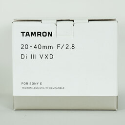 TAMRON 20-40mm F/2.8 Di III VXD(Model A062) [ソニーE用]