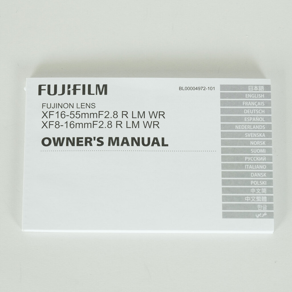 FUJIFILM XF16-55mmF2.8 R LM WR FUJIFILM XF16-55mmF2.8 R LM WR