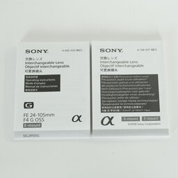SONY FE 24-105mm F4 G OSS SEL24105G SONY FE 24-105mm F4 G OSS SEL24105G