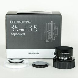 コシナ フォクトレンダー COLOR-SKOPAR 35mm F3.5 Aspherical VM ブラックペイント コシナ フォクトレンダー COLOR-SKOPAR 35mm F3.5 Aspherical VM ブラックペイント