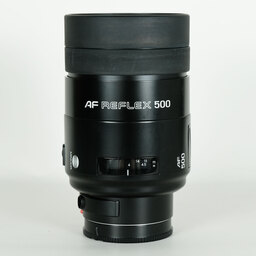 MINOLTA AF REFLEX 500mm F8 テレフォトレンズ オールドレンズ】オートフォーカスで動くミラーレンズ「ミノルタ