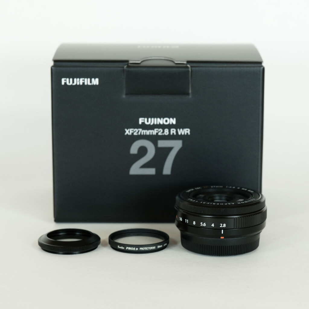 箱・付属品完備, FUJIFILM XF27mm F2.8 R WR Amazon.com : FUJIFILM X Replacement Lens FUJINON Monofocal