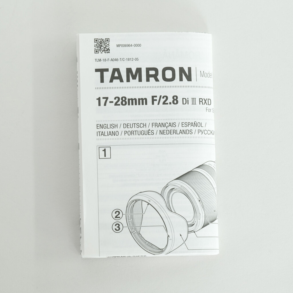 TAMRON 17-28mm F/2.8 Di III RXD (Model A046) [ソニーE用]