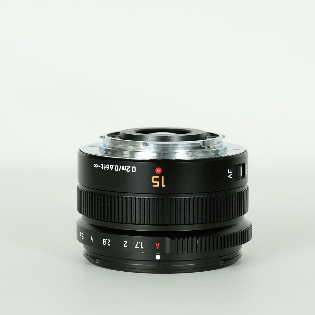 Panasonic LEICA DG SUMMILUX 15mm F1.7 ASPH. Panasonic LEICA DG SUMMILUX 15mm F1.7 ASPH.