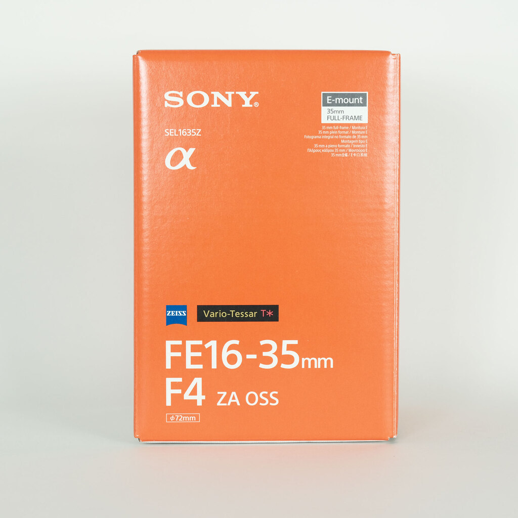 SONY Vario-Tessar T* FE 16-35mm F4 ZA OSS SEL1635Z SONY Vario-Tessar T* FE 16-35mm F4 ZA OSS SEL1635Z