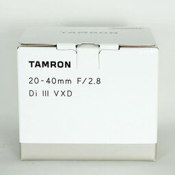 TAMRON 20-40mm F/2.8 Di III VXD(Model A062) [ソニーE用]