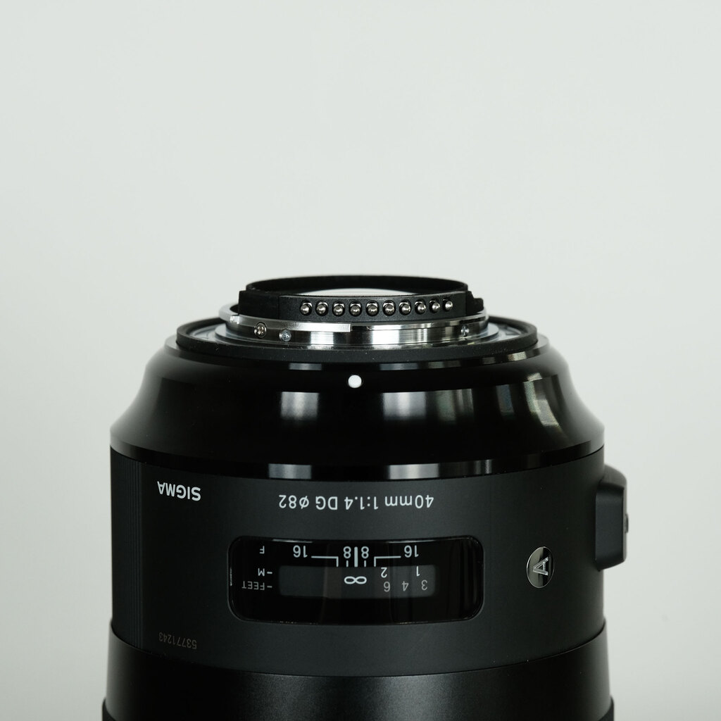 SIGMA 40mm F1.4 DG HSM｜Art [ニコンF用]