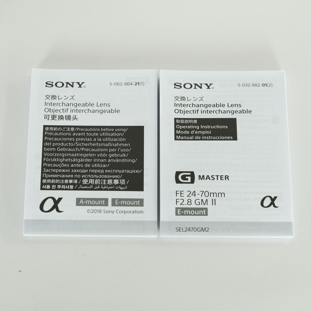 SONY FE 24-70mm F2.8 GM II SEL2470GM2