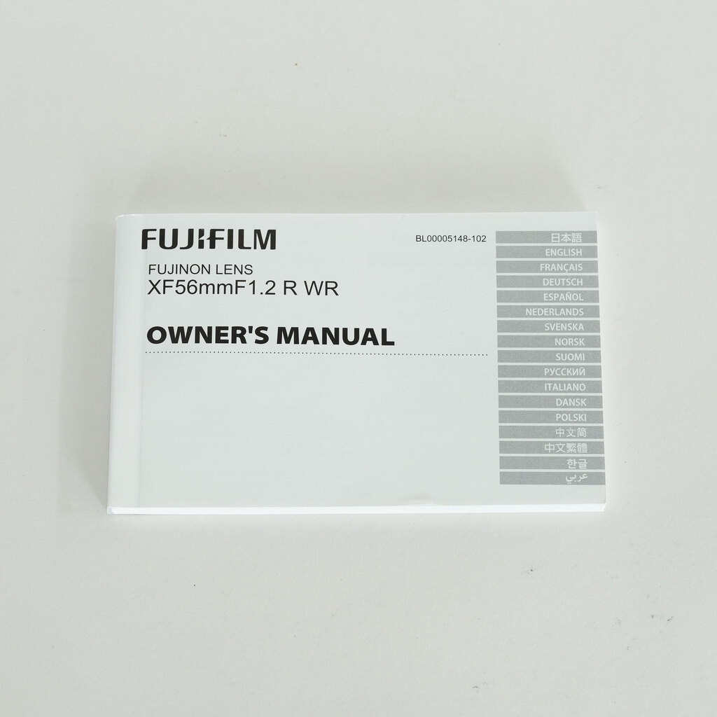 FUJIFILM XF56mmF1.2 R WR FUJIFILM XF56mmF1.2 R WR