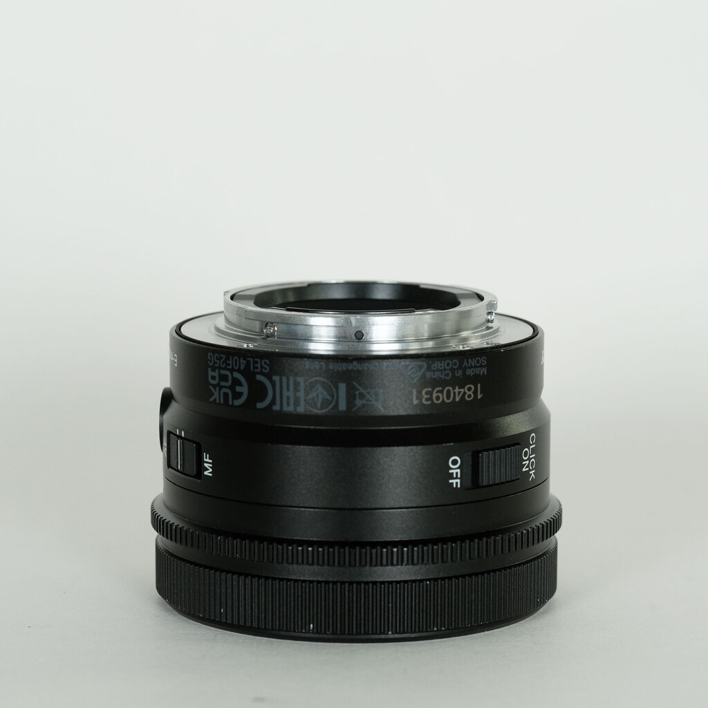 SONY FE 40mm F2.5 G SEL40F25G