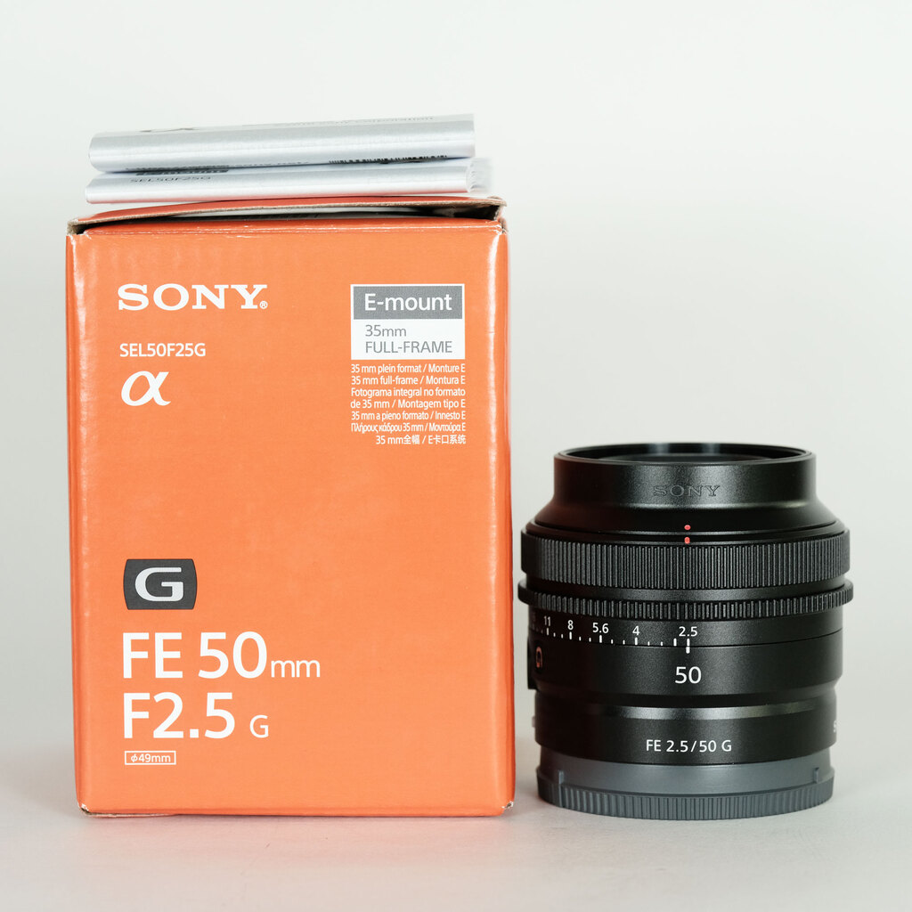 SONY FE 50mm F2.5 G SEL50F25G SONY FE 50mm F2.5 G SEL50F25G