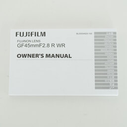 FUJIFILM GF45mmF2.8 R WR FUJIFILM GF45mmF2.8 R WR