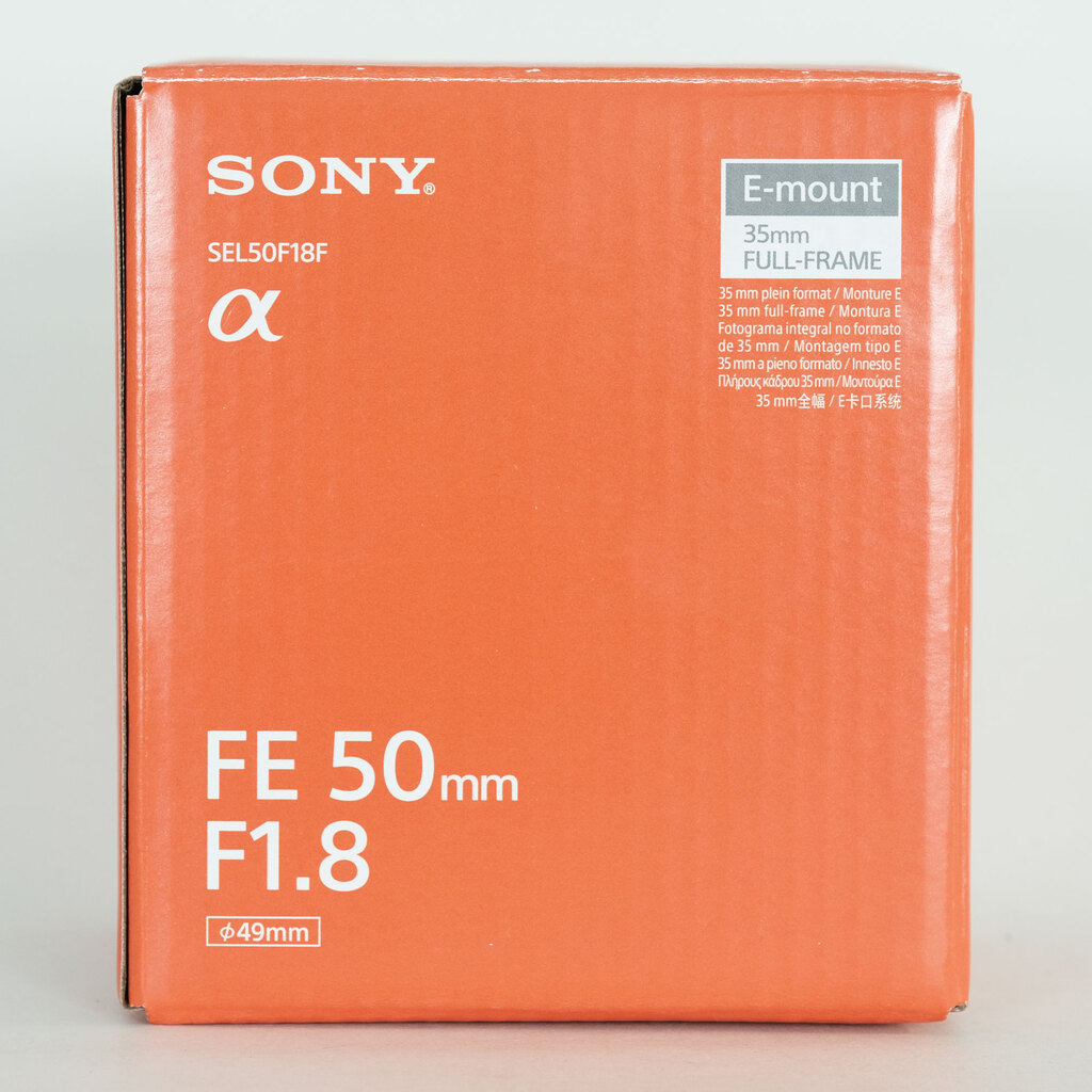 SONY FE 50mm F1.8 SEL50F18F SONY FE 50mm F1.8 SEL50F18F