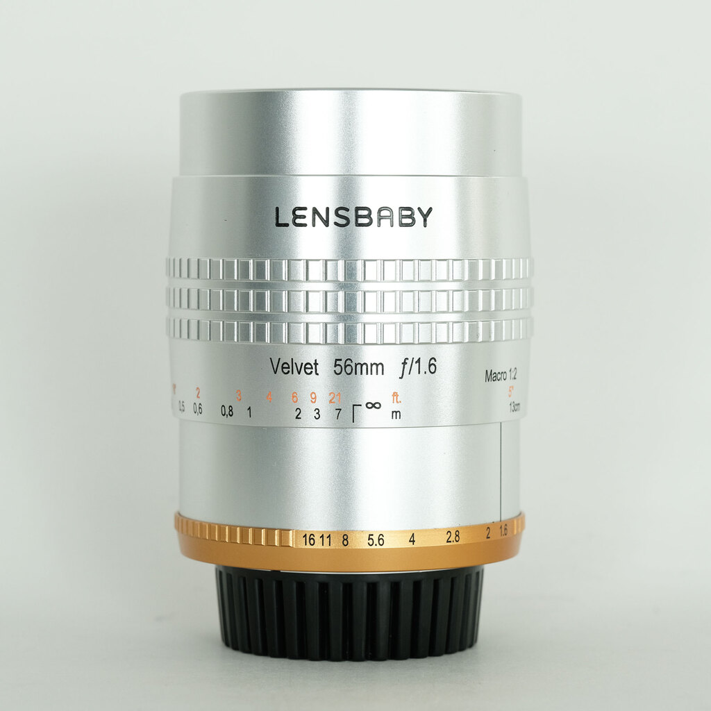 【新品】LENSBABY Velvet 56mm f1.6 レンズ シルバー Velvet 56 | Creative Portrait Camera Lens | Lensbaby