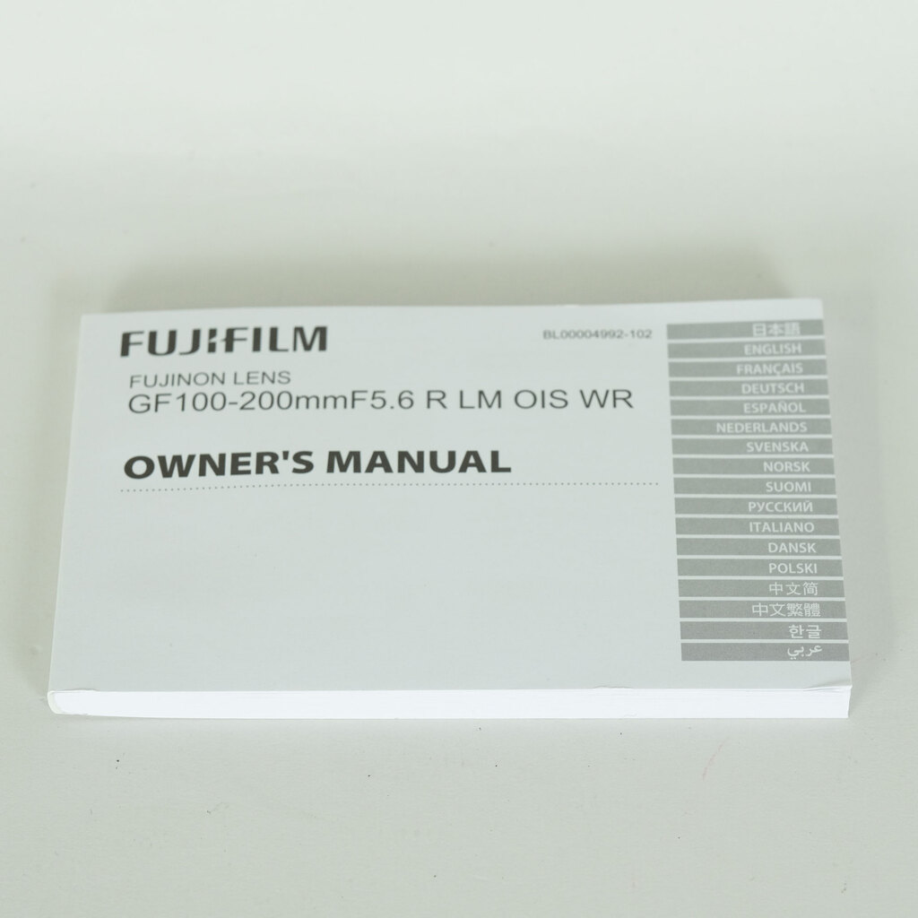 FUJIFILM GF100-200mmF5.6 R LM OIS WR