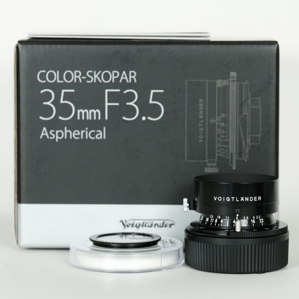 コシナ フォクトレンダー COLOR-SKOPAR 35mm F3.5 Aspherical VM ブラックペイント コシナ フォクトレンダー COLOR-SKOPAR 35mm F3.5 Aspherical VM ブラックペイント