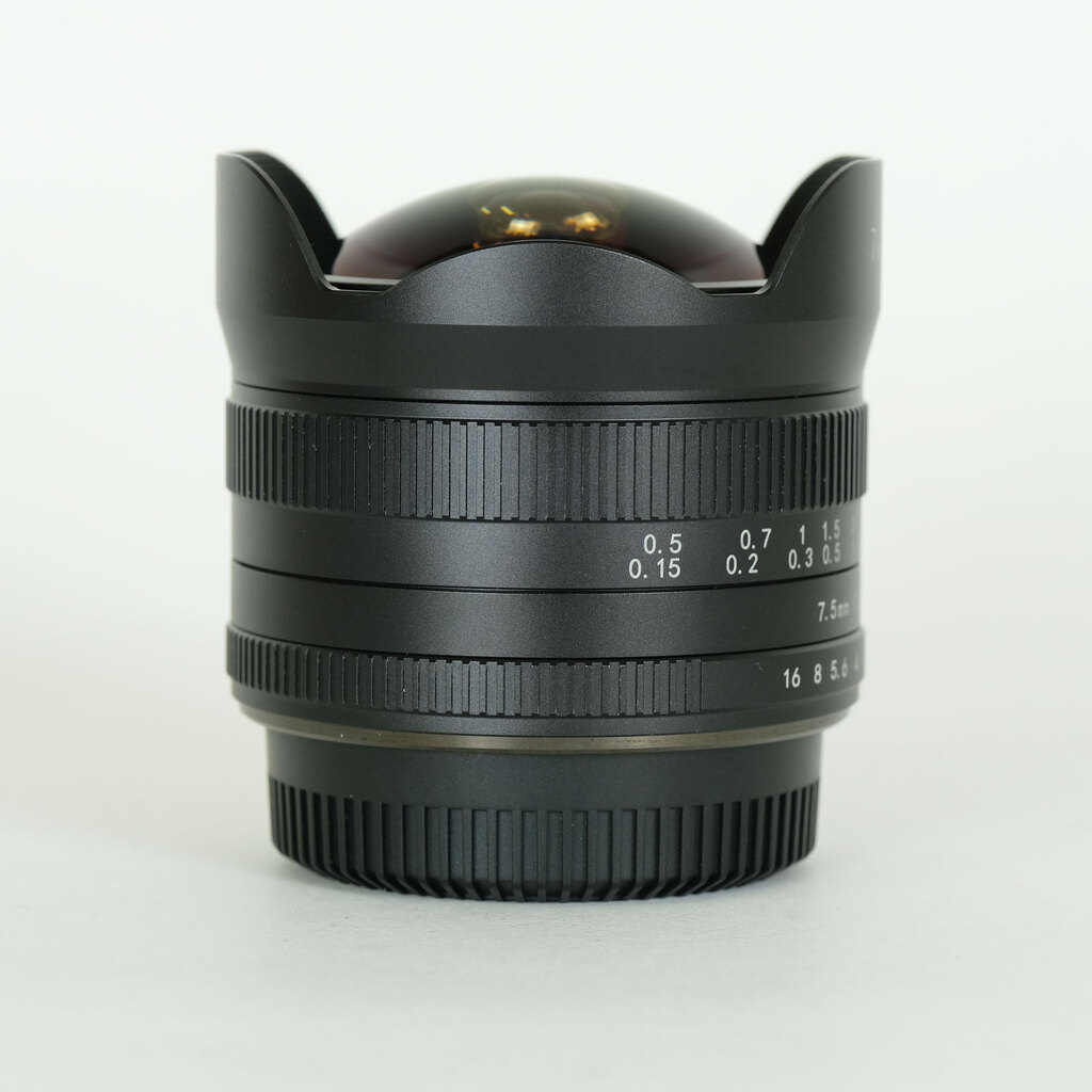 七工匠 7Artisans 7.5mm F2.8 FISH-EYE II ED (マイクロフォーサーズ用) ブラック