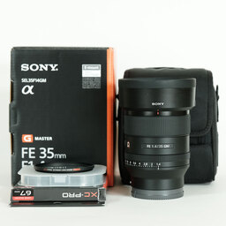 中古美品SONY SEL35F14GM (FE35mm F1.4GM) ソニー FE 35mm F1.4 GM [SEL35F14GM] | 交換レンズ