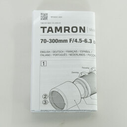 TAMRON 70-300mm F/4.5-6.3 Di III RXD (Model A047) [ソニーE用]