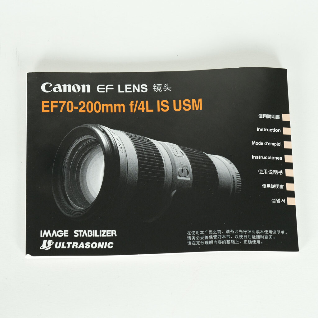 Canon EF70-200mm F4L IS USM Canon EF70-200mm F4L IS USM