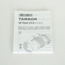 TAMRON 28-75mm F/2.8 Di III VXD G2 (Model A063) [ソニーE用]