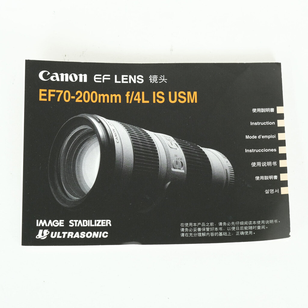Canon EF70-200mm F4L IS USM Canon EF70-200mm F4L IS USM