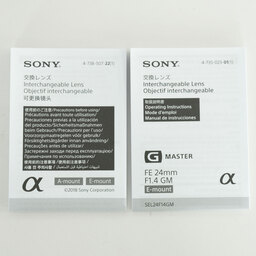 SONY FE 24mm F1.4 GM SEL24F14GM SONY FE 24mm F1.4 GM SEL24F14GM