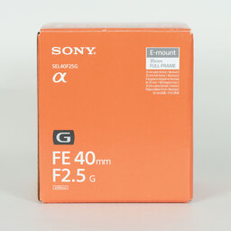 SONY FE 40mm F2.5 G SEL40F25G