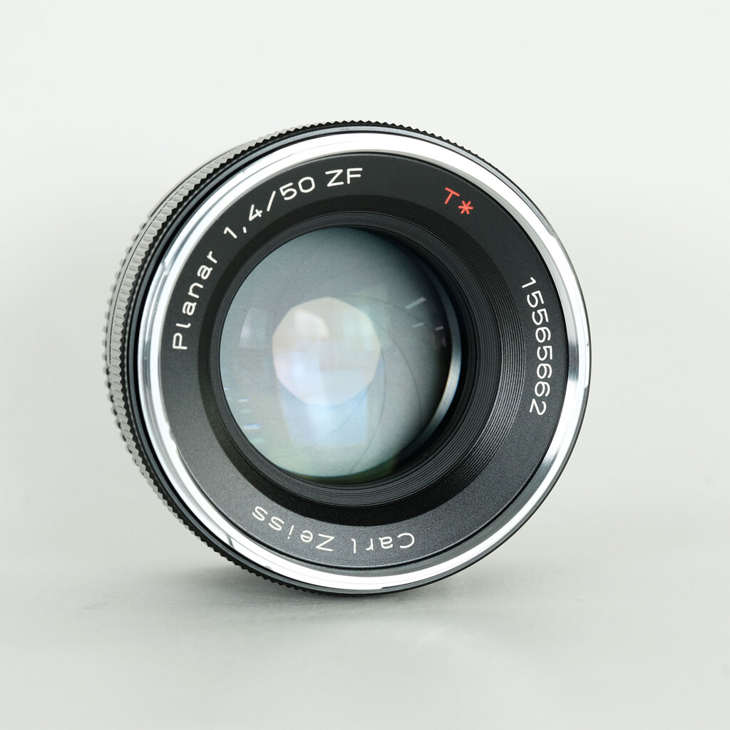 【美品】CarlZeiss Planar F1.4 50mm ZF ニコン用 Nikon Fマウント用】Carl Zeiss ZF Planar 50mm f1.4 - 三葉堂