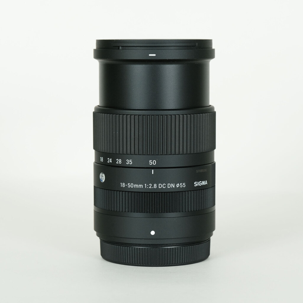 SIGMA 18-50mm F2.8 DC DN フジフィルムX用 シグマ、「18-50mm F2.8 DC DN」ソニーE用/富士フイルムX用の