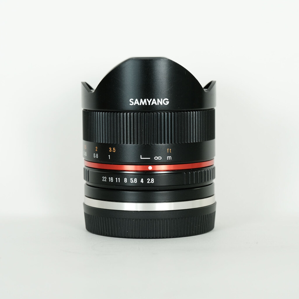SAMYANG 8mm F2.8 UMC Fish-eye II (ソニーE用） ブラックの出品