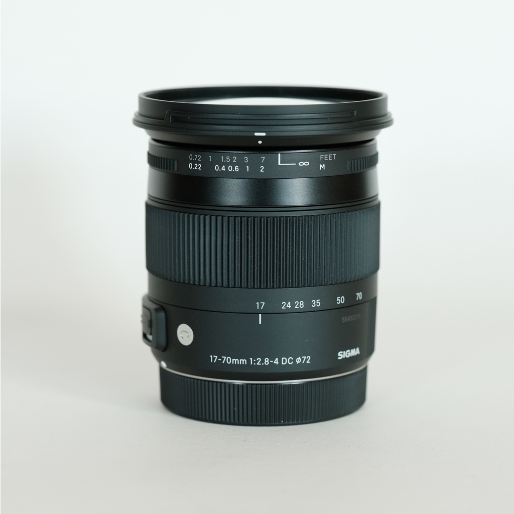 SIGMA 17-70  DC  マクロ  Canon用  レンズプロテクター付 SIGMA 17-70 DC マクロ Canon用 レンズプロテクター付