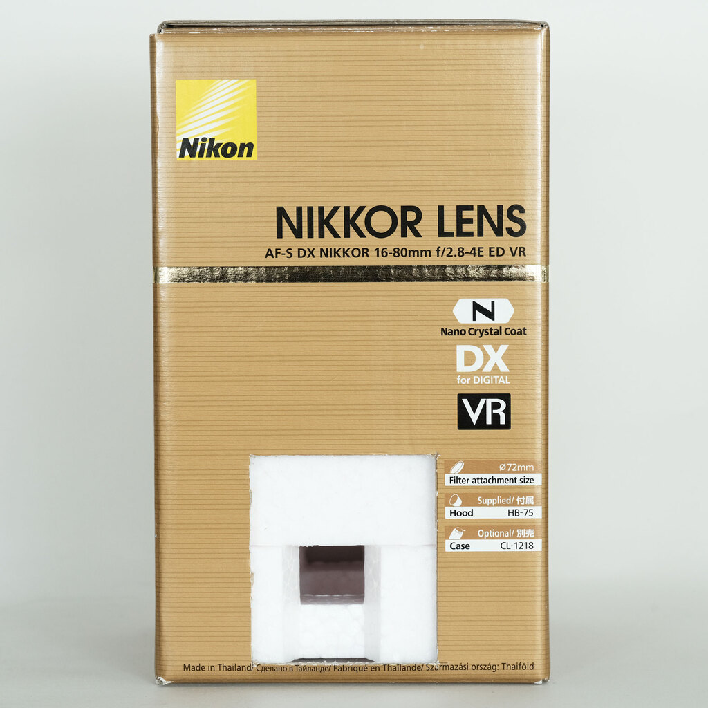 Nikon AF-S DX NIKKOR 16-80mm f/2.8-4E ED VR Nikon AF-S DX NIKKOR 16-80mm f/2.8-4E ED VR