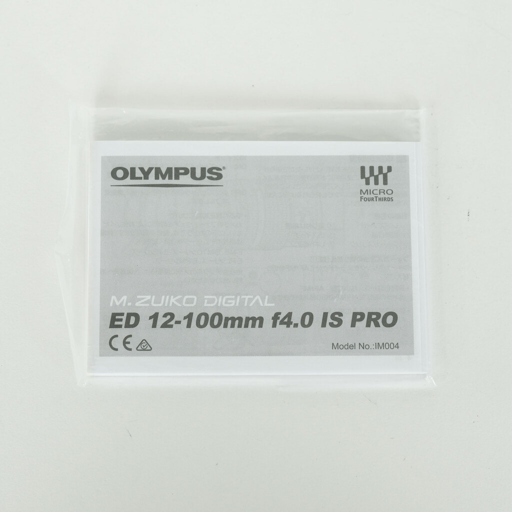 OLYMPUS M.ZUIKO DIGITAL ED 12-100mm F4.0 IS PRO