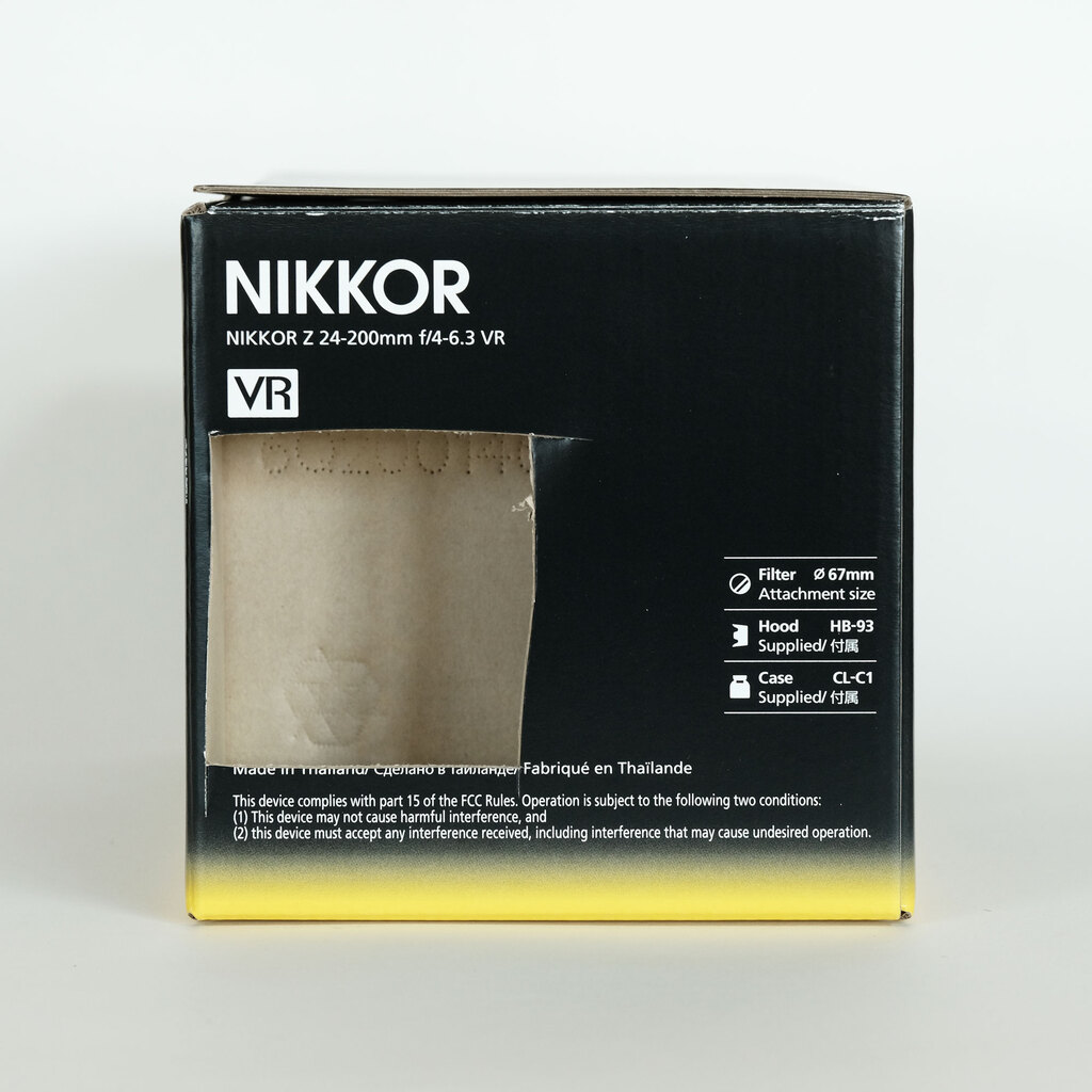 Nikon NIKKOR Z 24-200mm f/4-6.3 VR Nikon NIKKOR Z 24-200mm f/4-6.3 VR