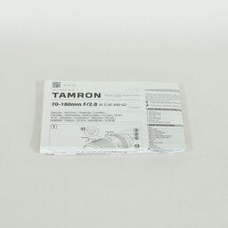 TAMRON 70-180mm F/2.8 Di III VC VXD G2（Model A065） [ソニーE用]