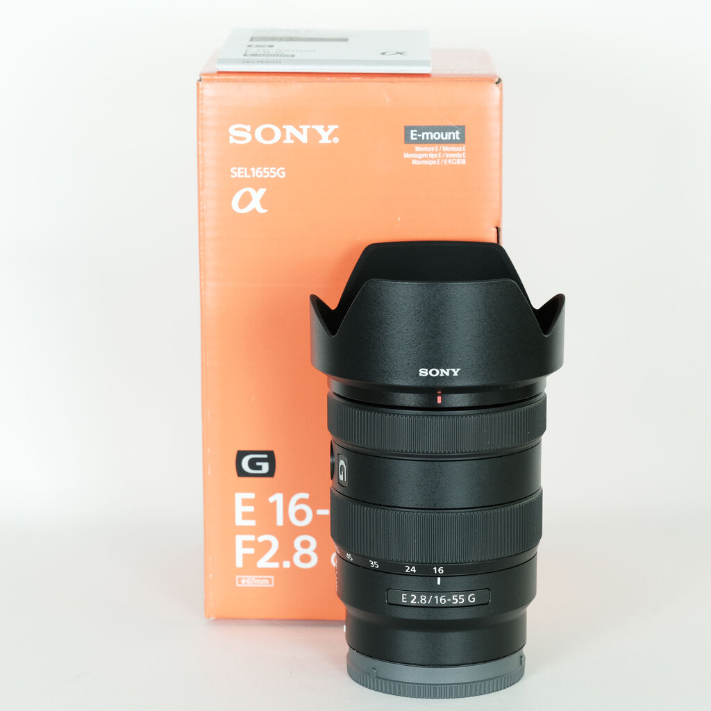 【美品】SONY E 16-55mm F2.8 G レンズ Free Shipping! Sony E 16-55mm F2.8 G Wide Angle Zoom Lens