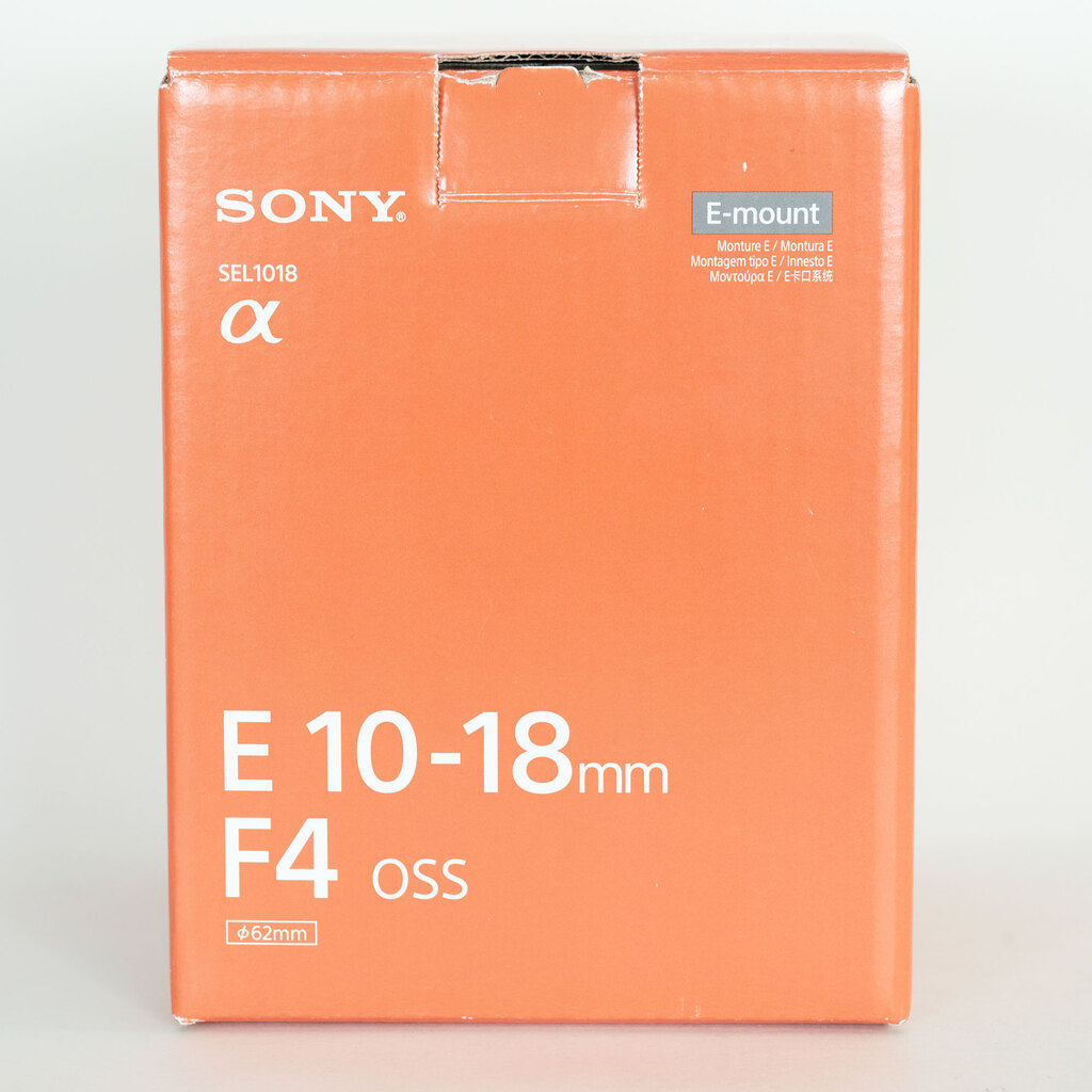 SONY E 10-18mm F4 OSS SEL1018 SONY E 10-18mm F4 OSS SEL1018