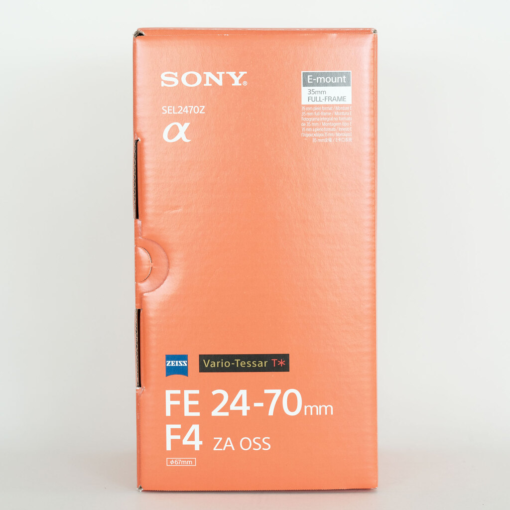 SONY Vario-Tessar T* FE 24-70mm F4 ZA OSS SEL2470Z SONY Vario-Tessar T* FE 24-70mm F4 ZA OSS SEL2470Z