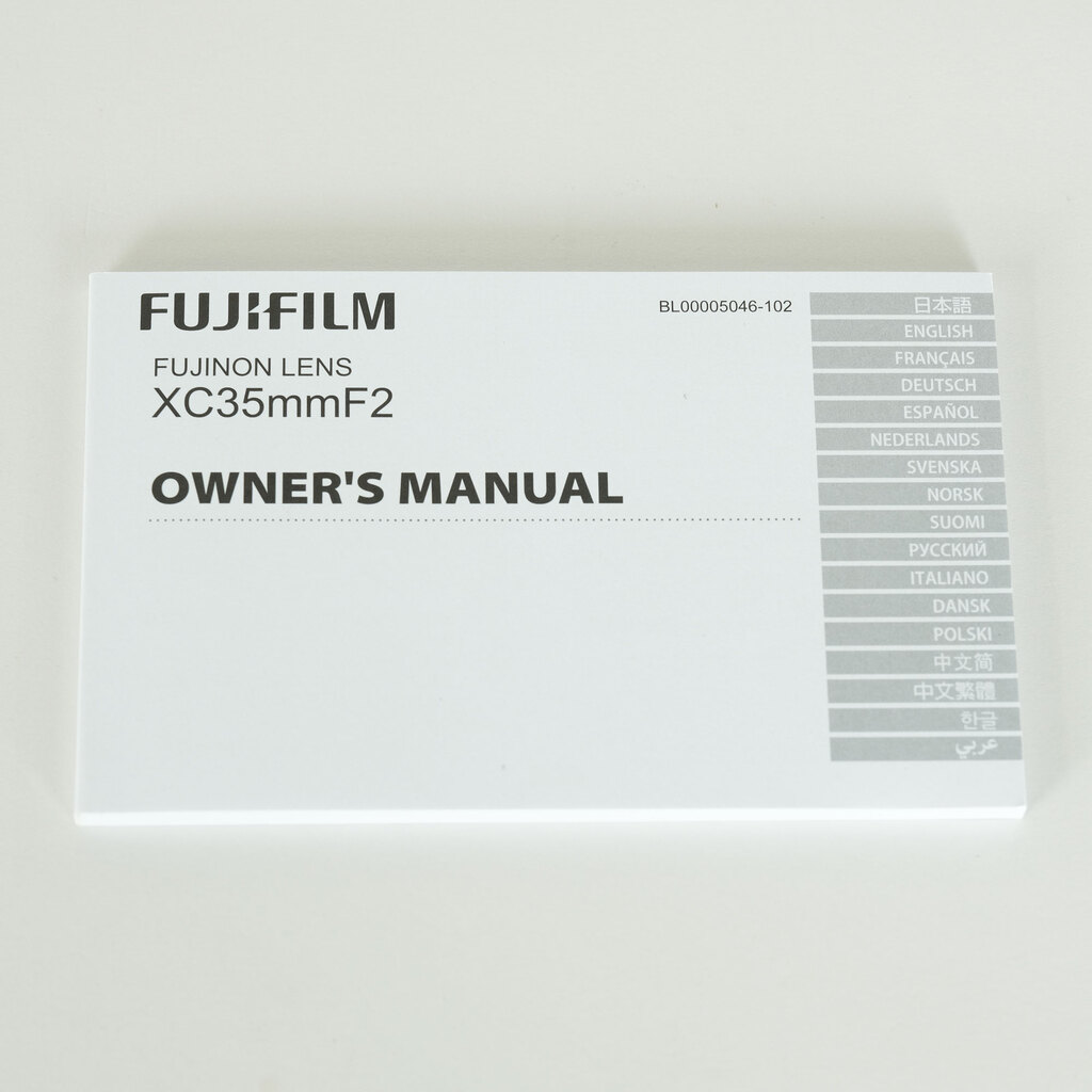 FUJIFILM XC35mmF2